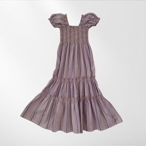 o.p.t. Print Tiered Midi Dress